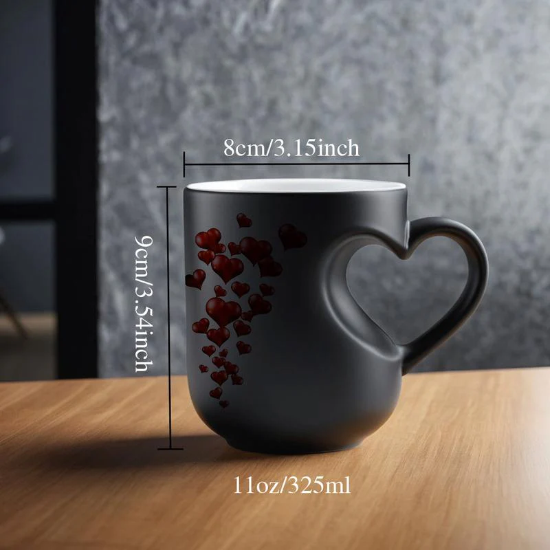 Heart-Shaped Color Changing Magic Ceramic Mug - Image 10
