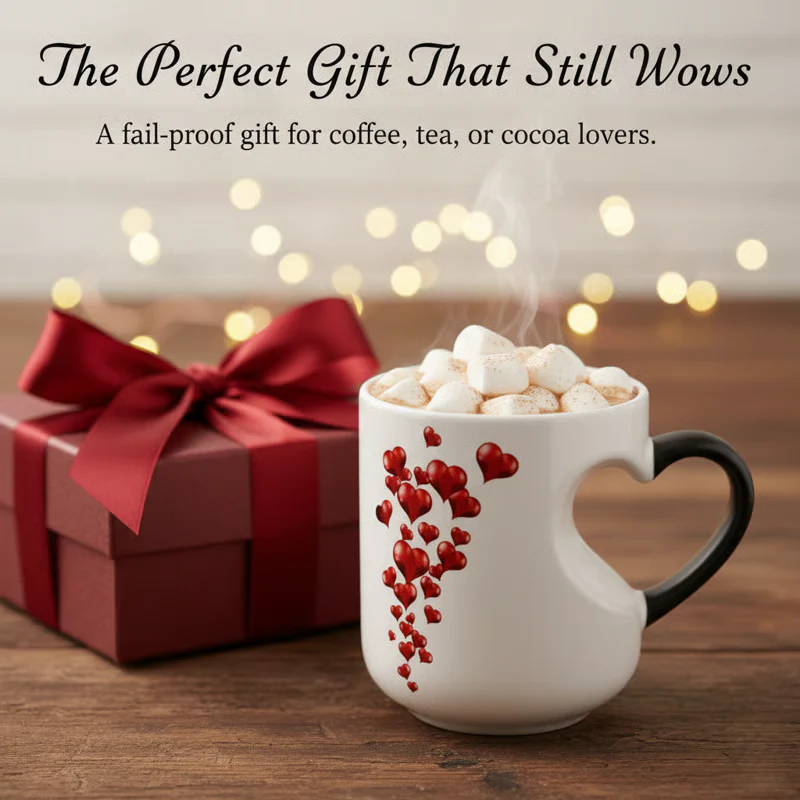 Heart-Shaped Color Changing Magic Ceramic Mug - Image 6