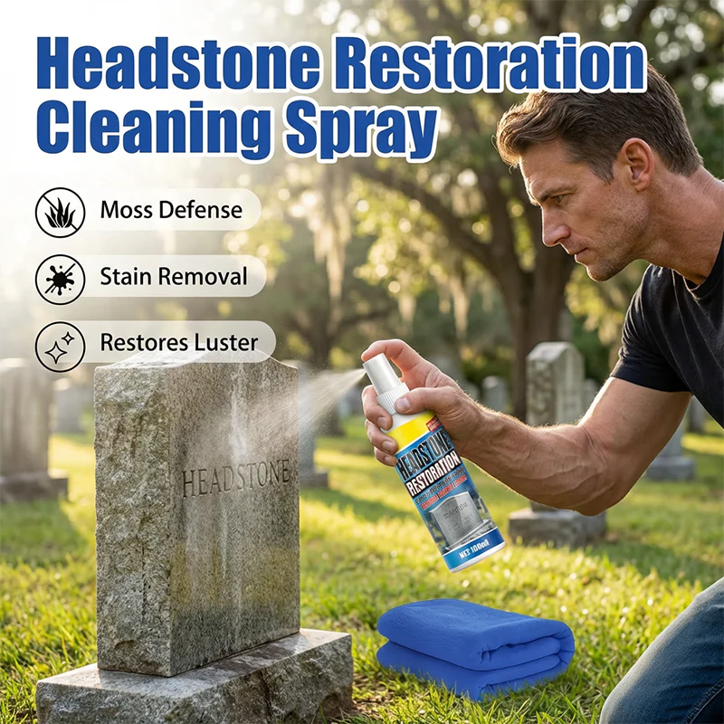 ā°šHeadstone Cleaning & Restoration Spray ā Remove Stains Instantly