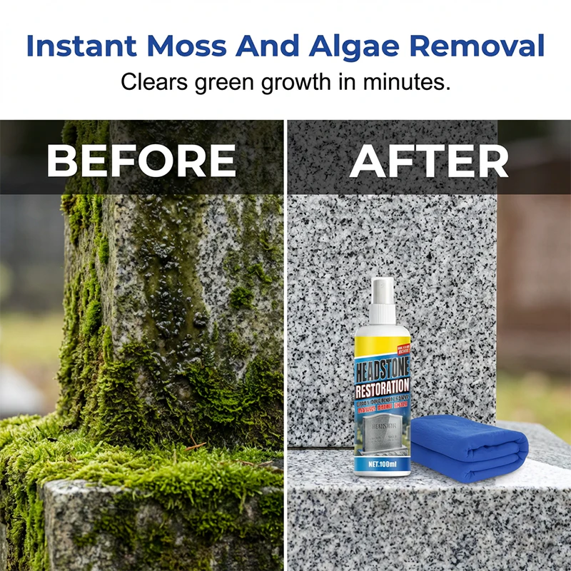 ā°šHeadstone Cleaning & Restoration Spray ā Remove Stains Instantly - Image 2