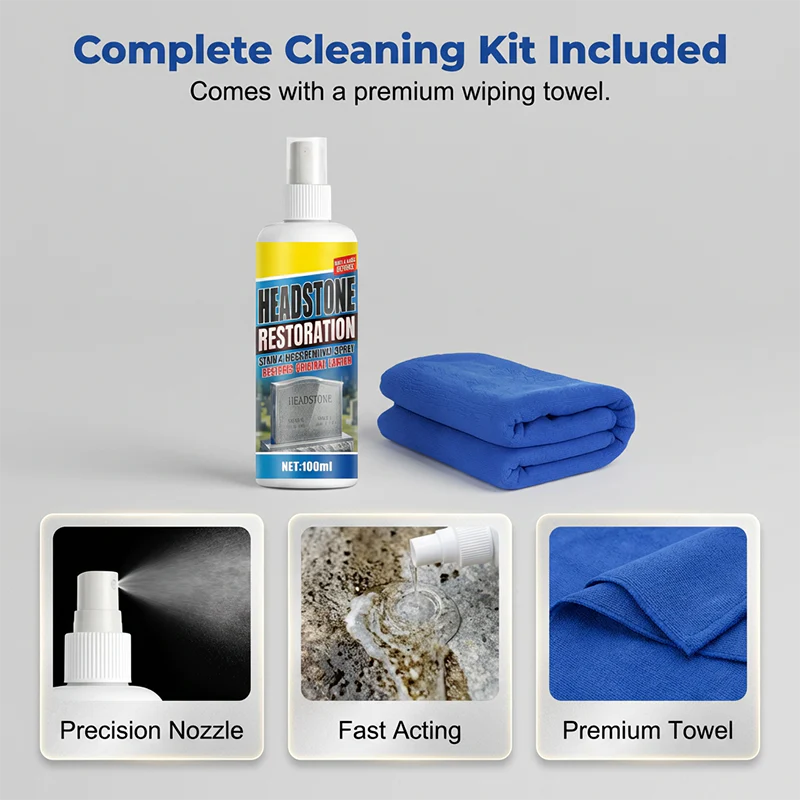 ā°šHeadstone Cleaning & Restoration Spray ā Remove Stains Instantly - Image 4