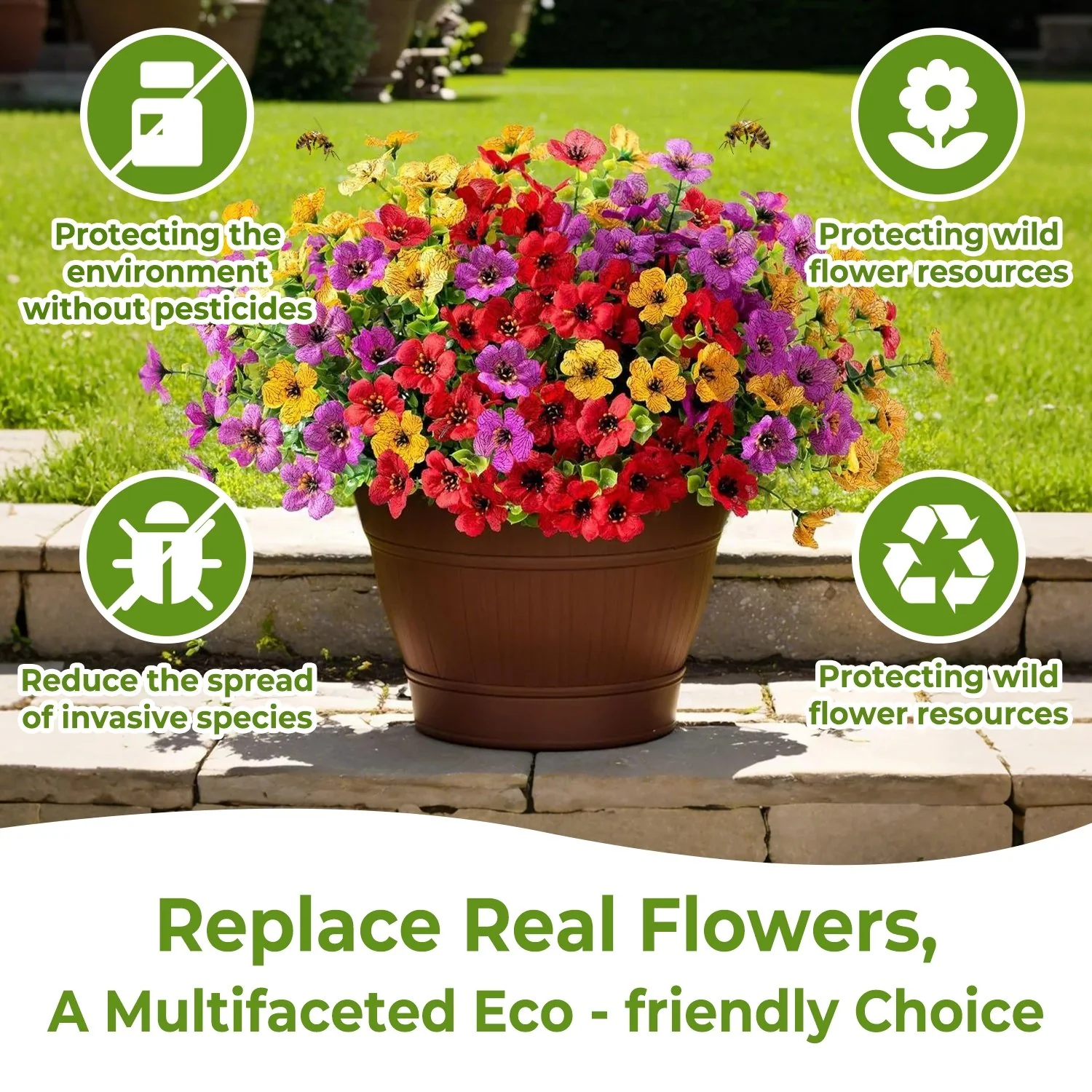 🌸Mother's Day Hot Sale -🌱High-Grade Material Artificial Flowers - Image 2