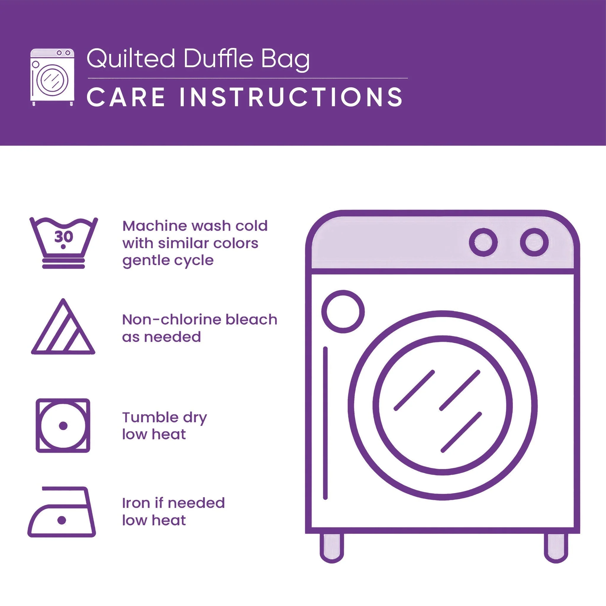 Hippie Journey Quilted Duffle Bag - Image 7