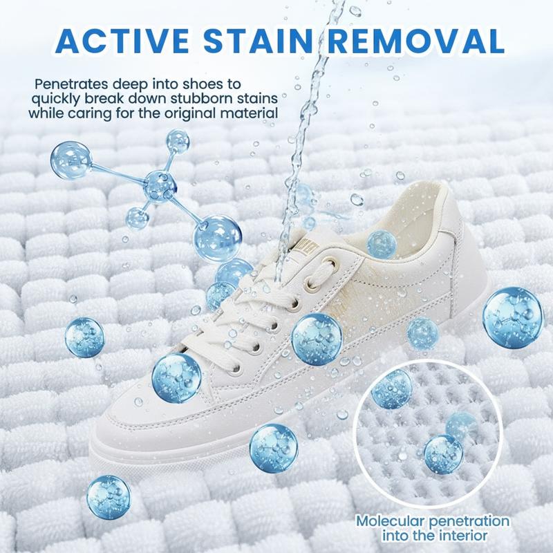 White Shoe Cleaner Cream | Multipurpose No-Wash Solid Comes with Sponge - Image 5