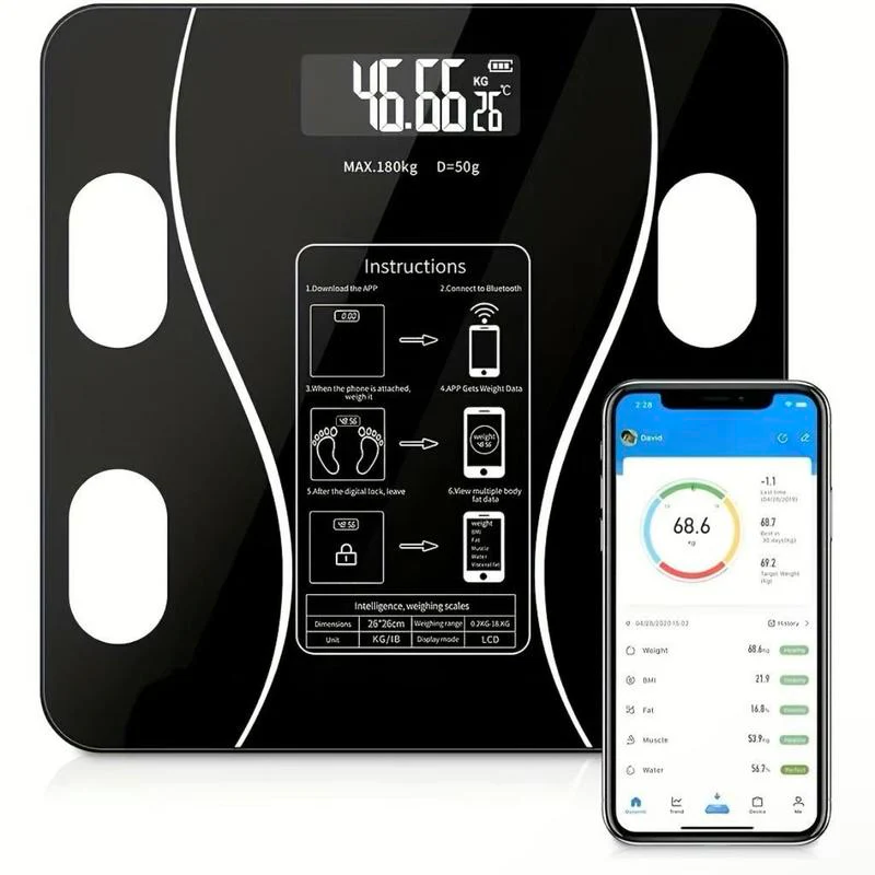 Smart BMI Digital Wireless Weight Scales with LCD Display - Image 20