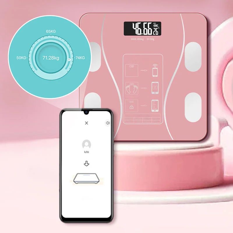 Smart BMI Digital Wireless Weight Scales with LCD Display - Image 8