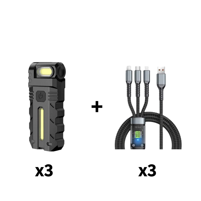 💎 💎 180° Rotating Head LED Work Light – Dual Beam, Magnetic Base & USB-C Rechargeable - Image 10