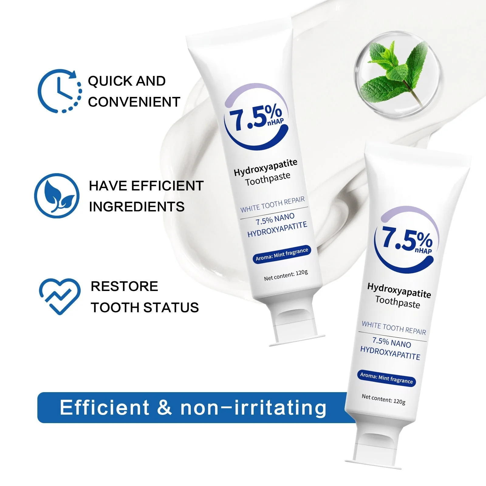 Fluoride-Free Hydroxyapatite Toothpaste - Image 4
