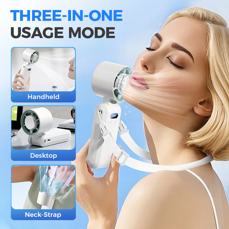 🔥Handheld Portable Fan with Ice Cooler - Image 3