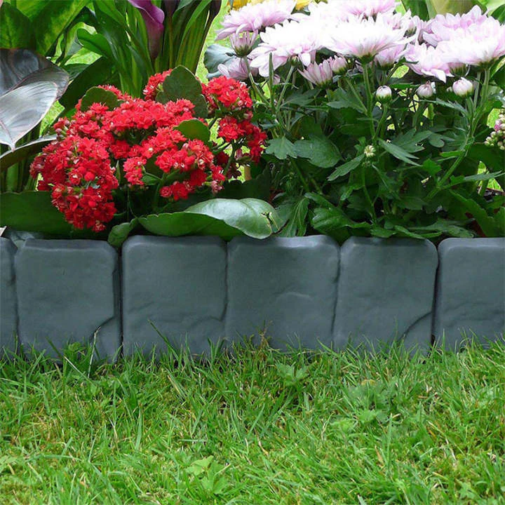 Imitation Stone Garden Fence - DIY Garden Edging Border - Image 14