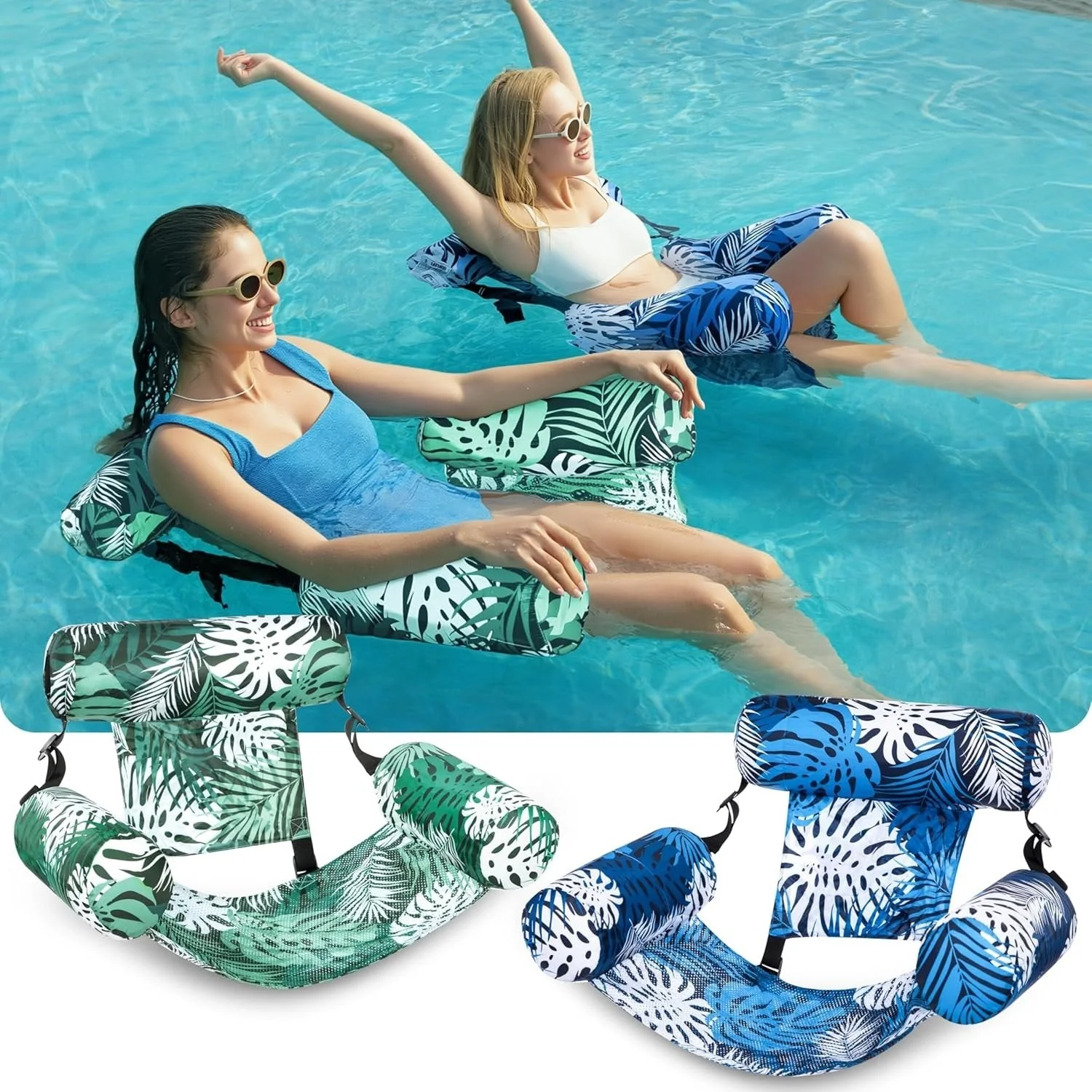 Inflatable Pool Floats Adult,Floating Lounge Chairs - Image 2