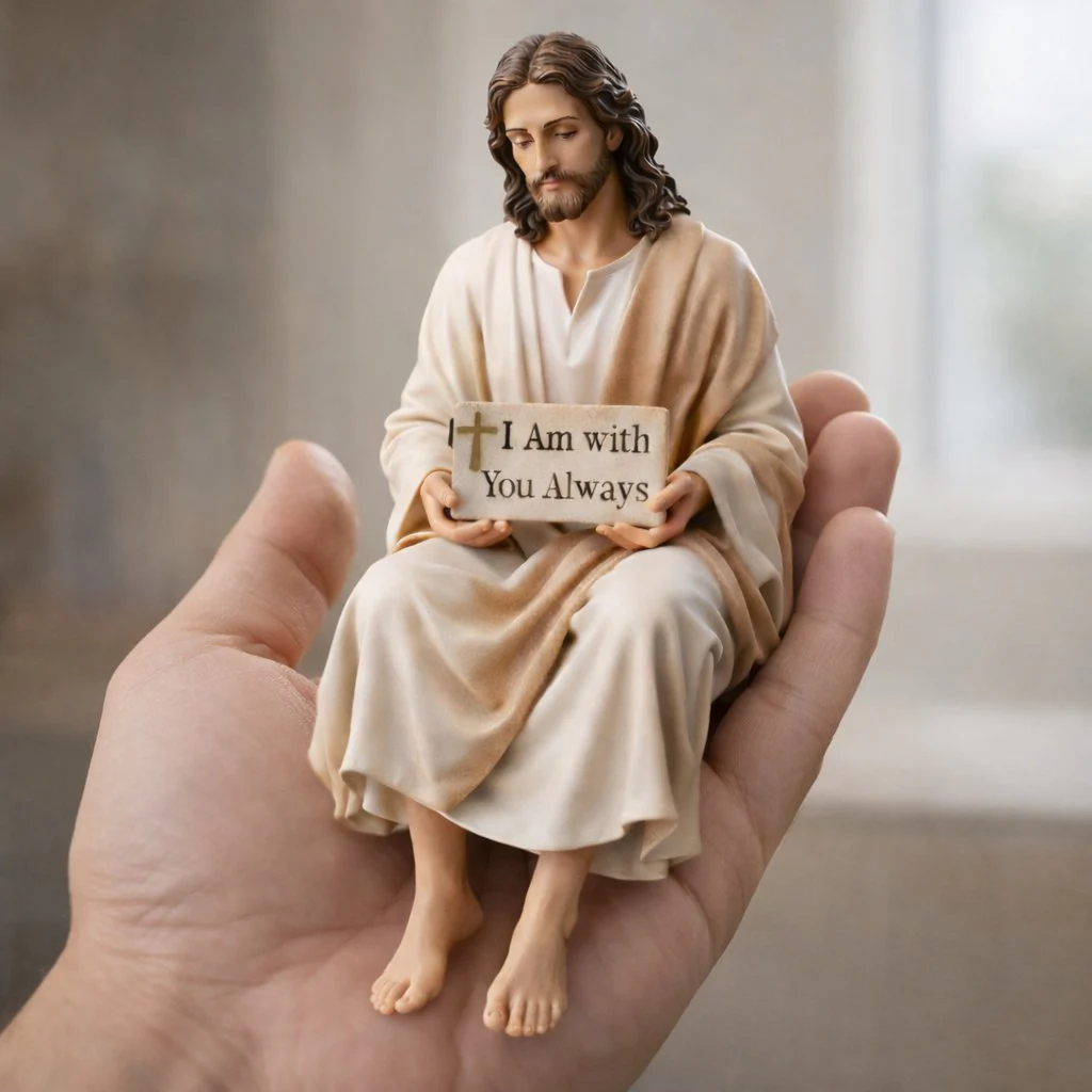 ✨Handcrafted Jesus Figurine✝️Serene Desk Companion🙏 - Image 4