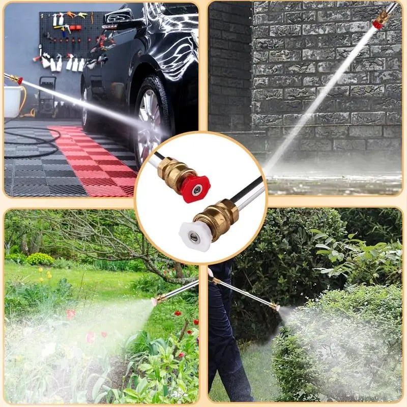 ๐ ๐2026 Hot Saleโจ - Jet Nozzle Power Washer for Garden Hose - Image 9