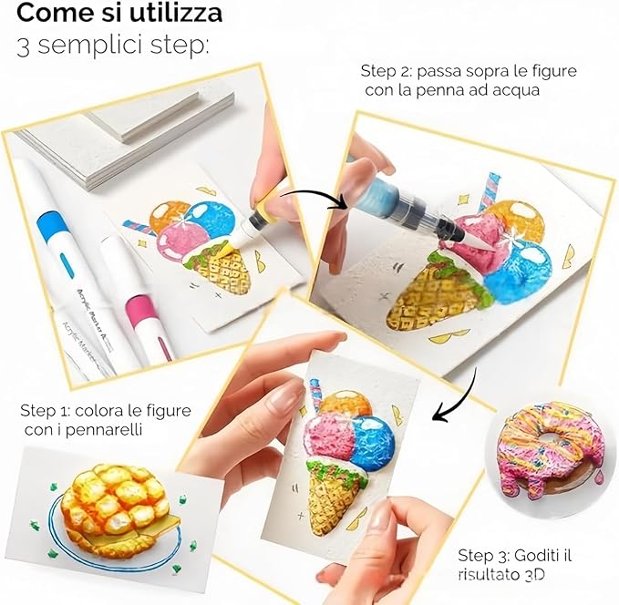 😃 Great Summer Activity Idea! – Magic 3D Foam Texture Painting Kit 🎨✨ - Image 9