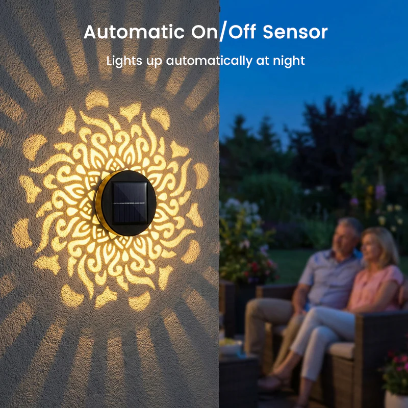 📢📢50% OFF !!!⏰Solar-Powered Mandala Projector Light - Image 5