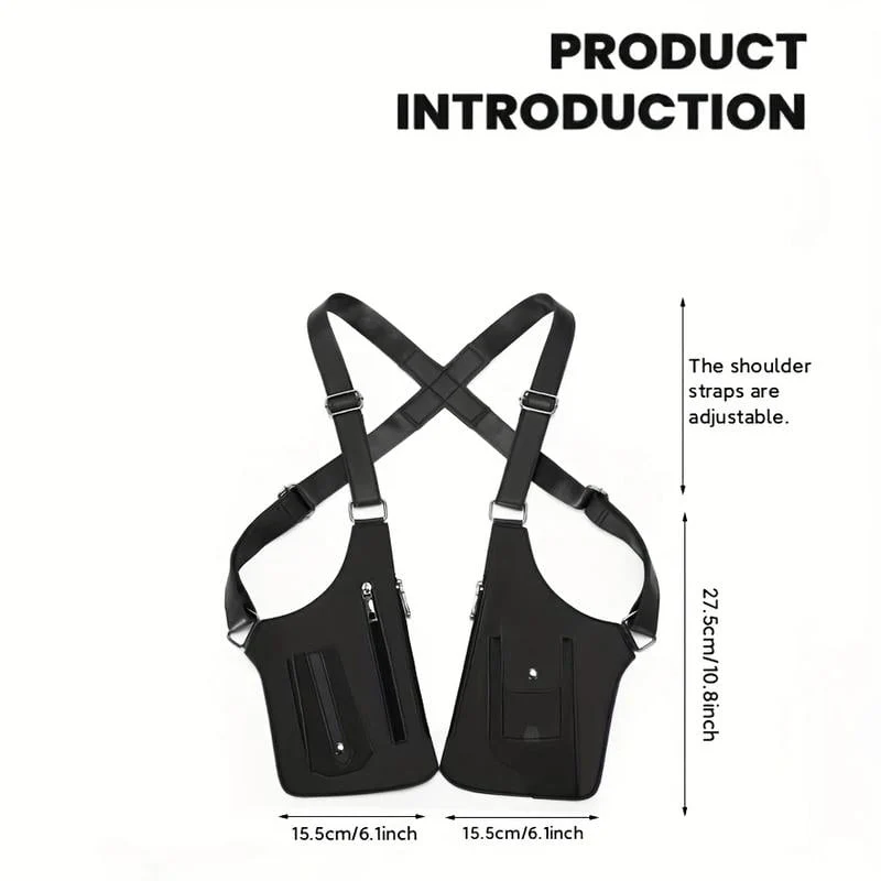 Premium Leather Adjustable Underarm Shoulder Bag for Men & Women - Image 12