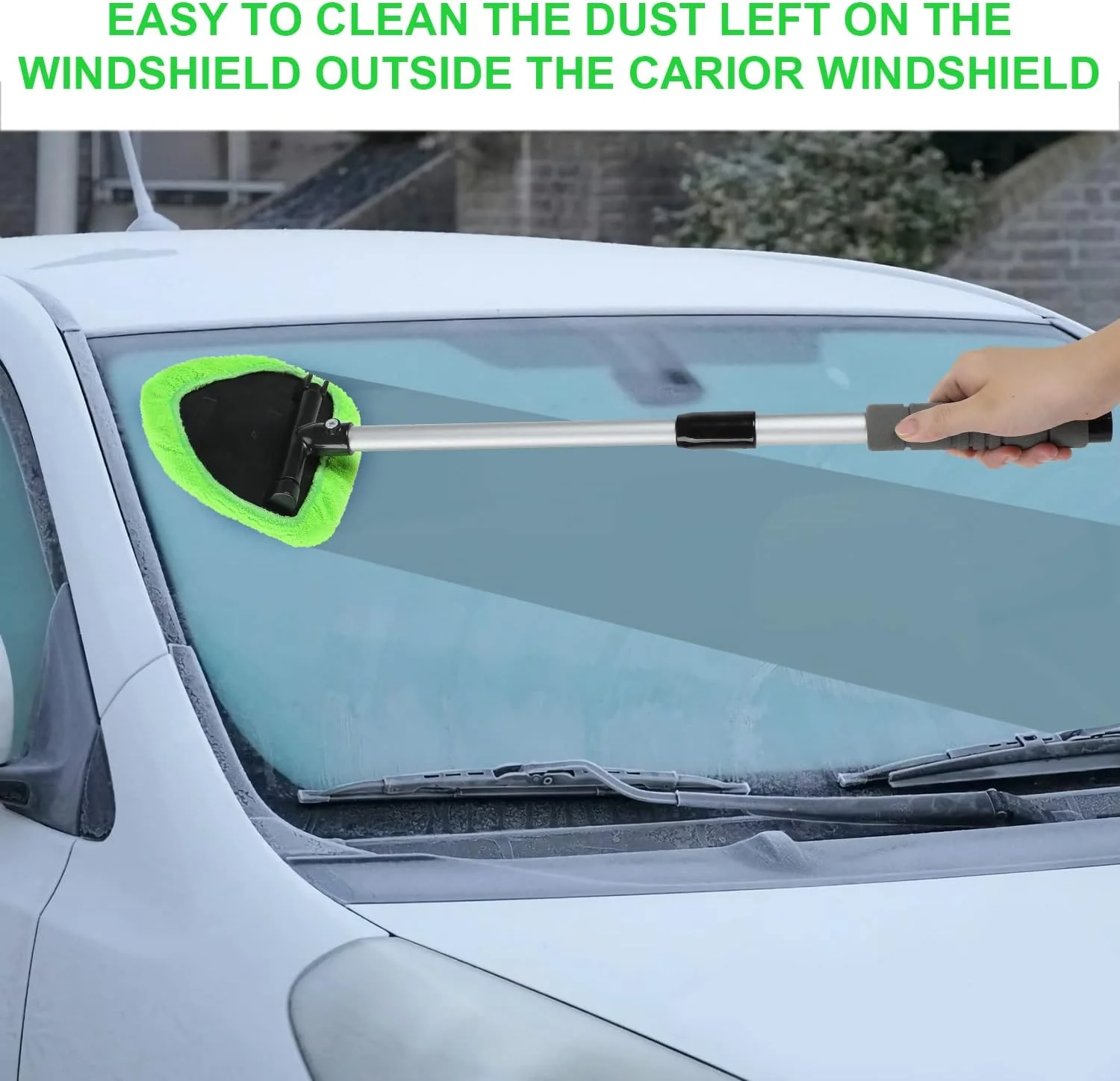 🔥Microfiber Car Windshield Cleaning Tool with Extendable Handle - Image 4