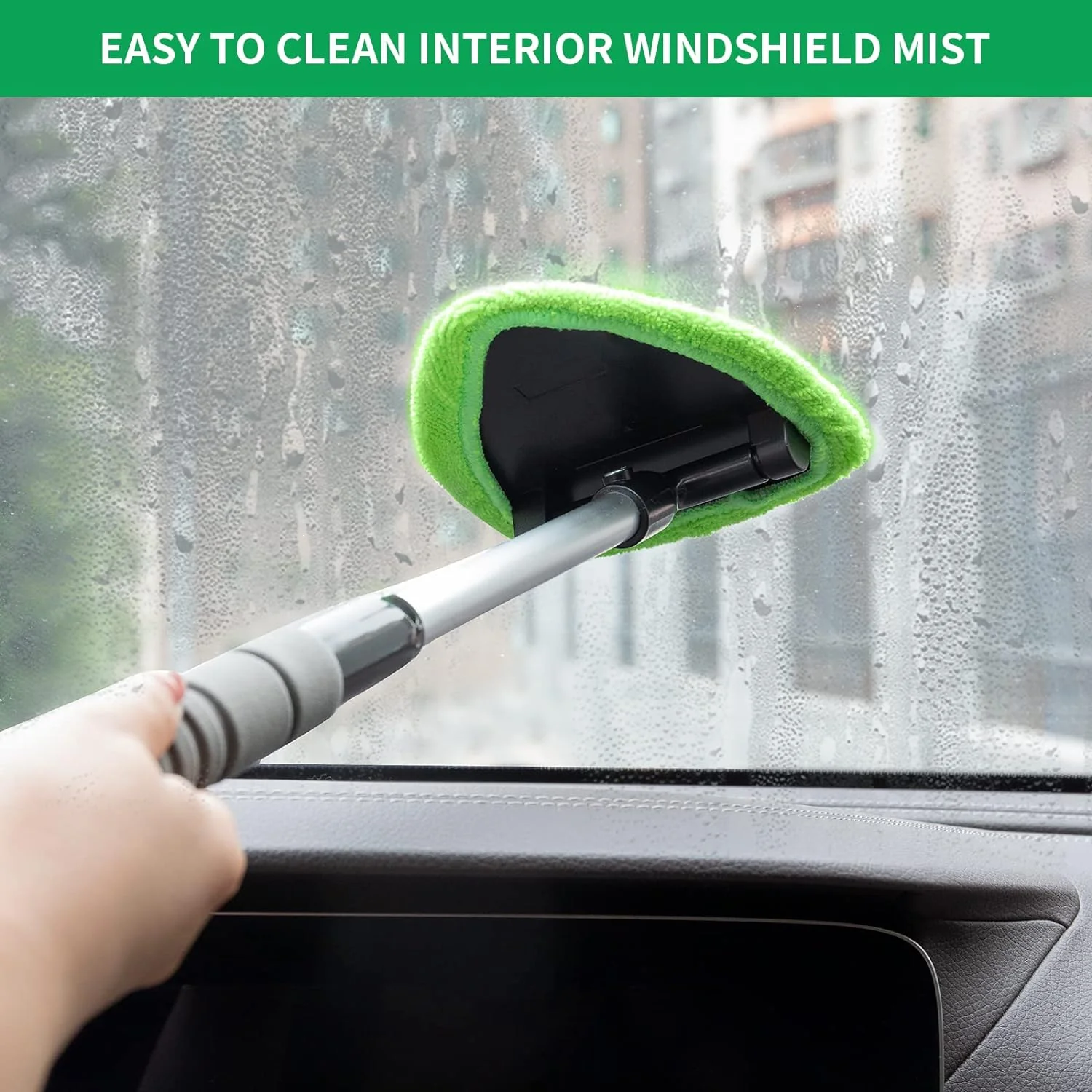 🔥Microfiber Car Windshield Cleaning Tool with Extendable Handle - Image 5
