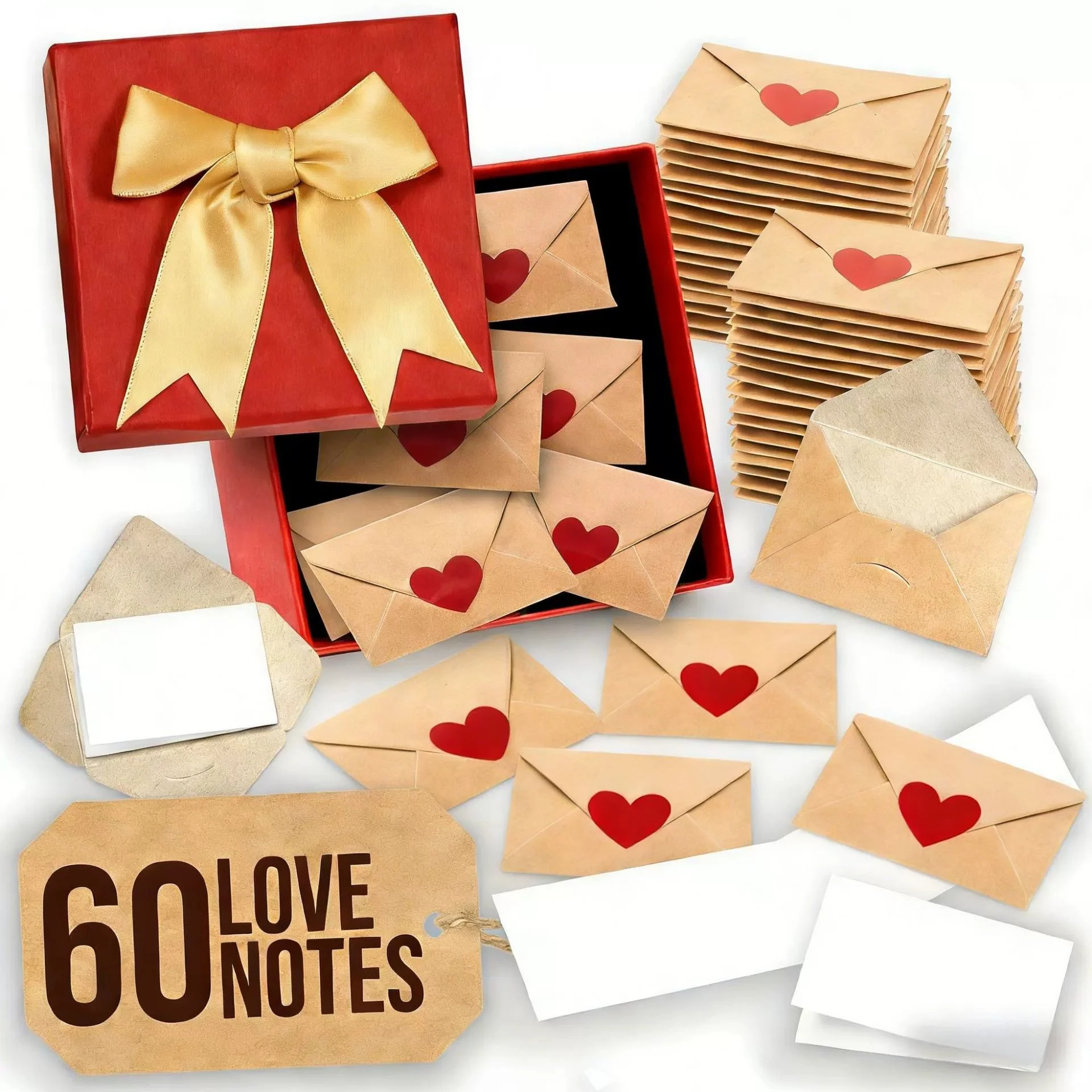 💖🌹DIY Love Notes Box – Mini Blank Cards & Envelopes ✨💖 - Image 5