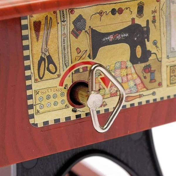 🪗Time Limit Sale 50% OFF - Wood Mini Sewing Machine Music Box - Image 12