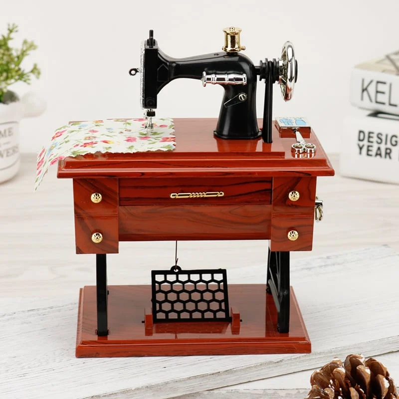 🪗Time Limit Sale 50% OFF - Wood Mini Sewing Machine Music Box - Image 9