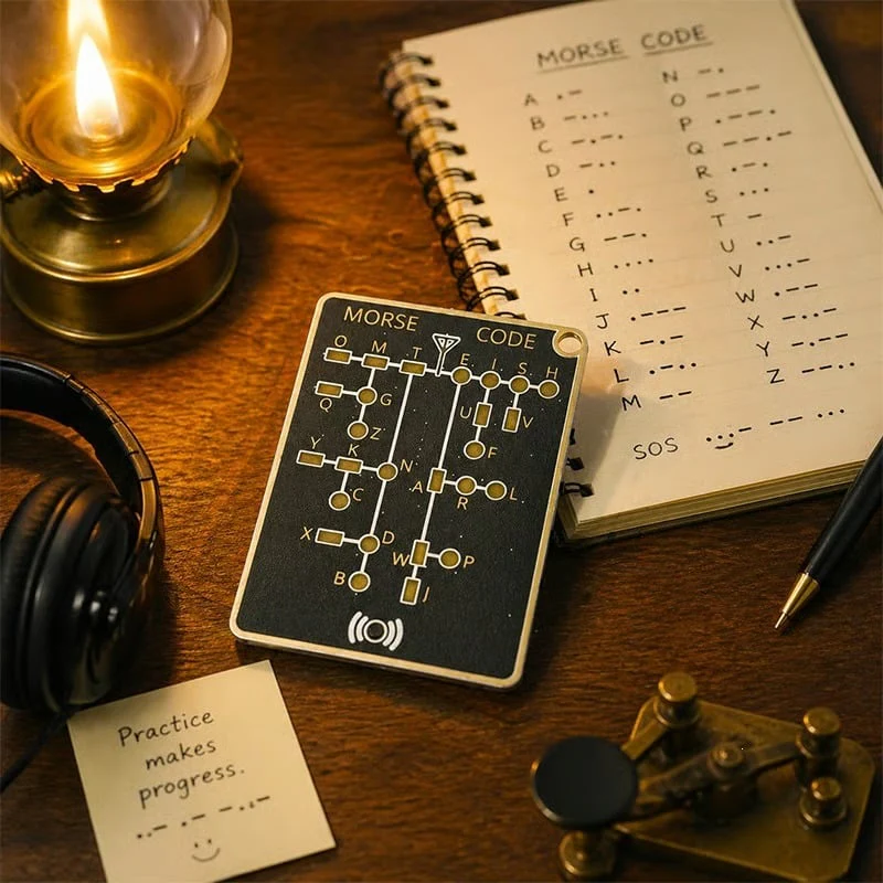 🔥Last Day 49% Off - 📟 Morse Code Trainer Card Pro (LED Edition) - Image 2