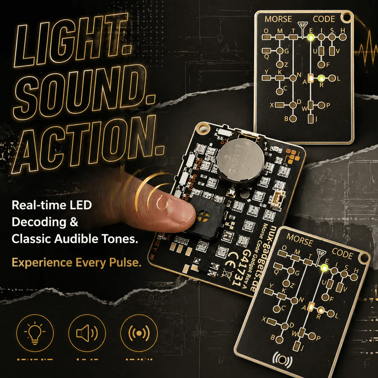 🔥Last Day 49% Off - 📟 Morse Code Trainer Card Pro (LED Edition) - Image 8