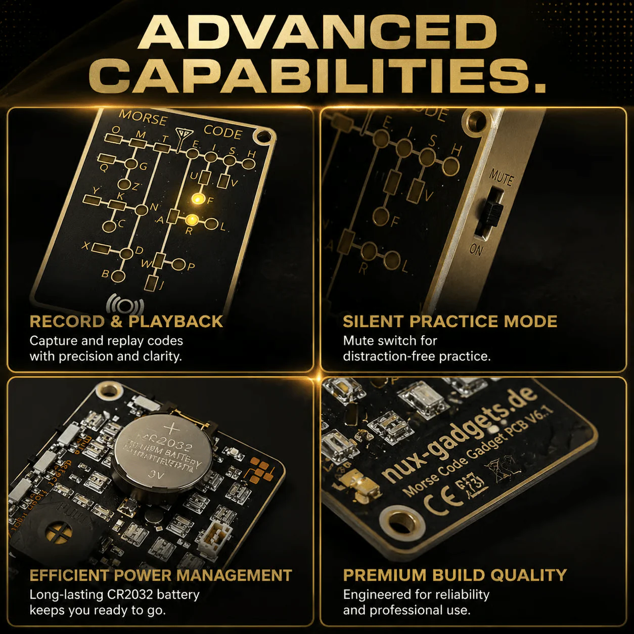 🔥Last Day 49% Off - 📟 Morse Code Trainer Card Pro (LED Edition) - Image 9