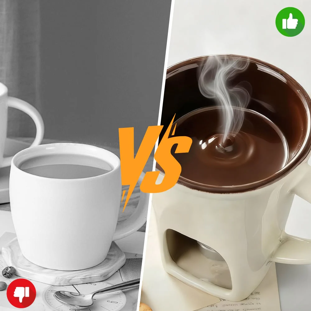 Multi-Functional Ceramic Fondue Mug - Image 2