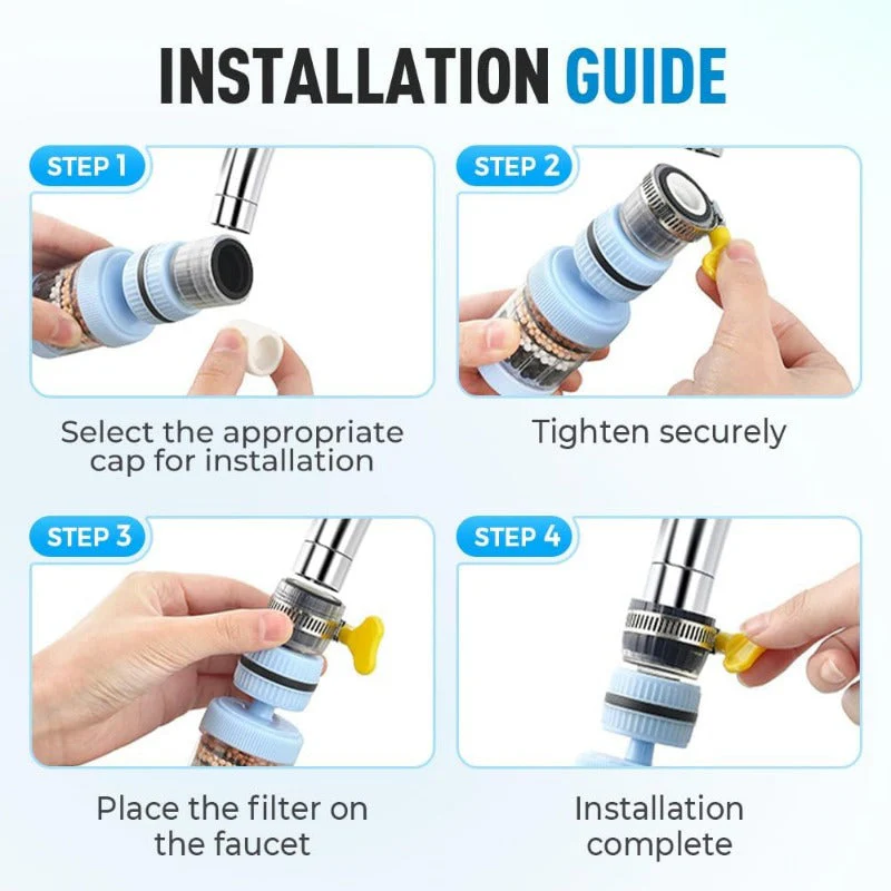 Multi-Stage Faucet Water Purifier – 6-Layer Tap Filter with Easy Install - Image 2