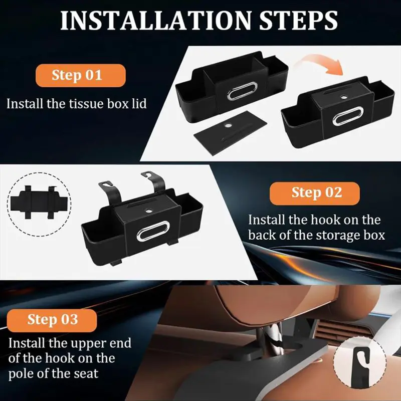 Multifunctional Car Back Seat Storage Organizer - Image 3