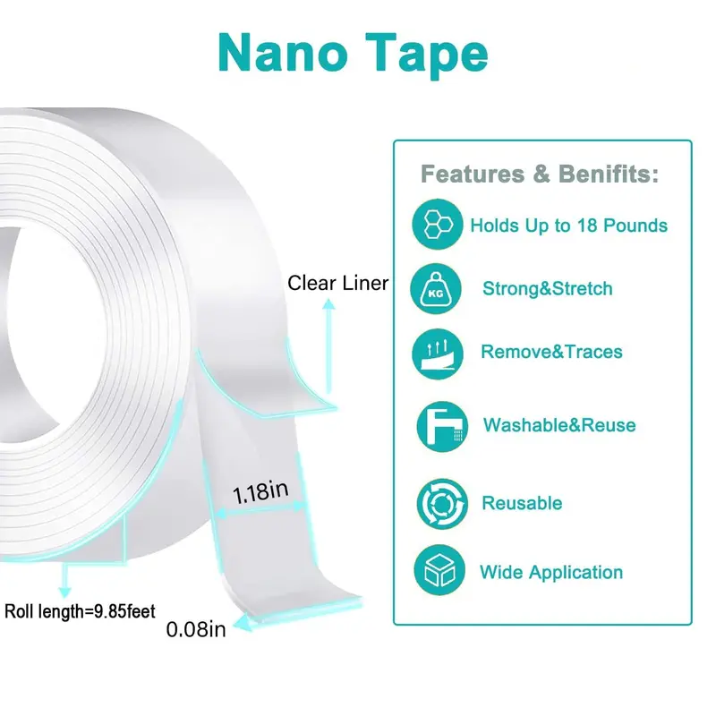 🔥2026 Hot Sale Heavy Duty Nano Double Sided Adhesive Tape - Image 13