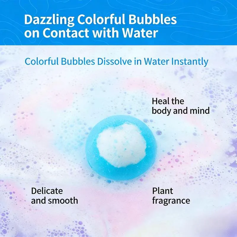 🔥🛁 Natural Bath Bombs for Kids with Mega Bubbles & Surprise Inside 🥚✨12 pcs[1 Box] - Image 6