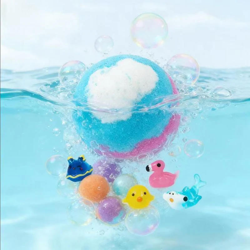 🔥🛁 Natural Bath Bombs for Kids with Mega Bubbles & Surprise Inside 🥚✨12 pcs[1 Box] - Image 7