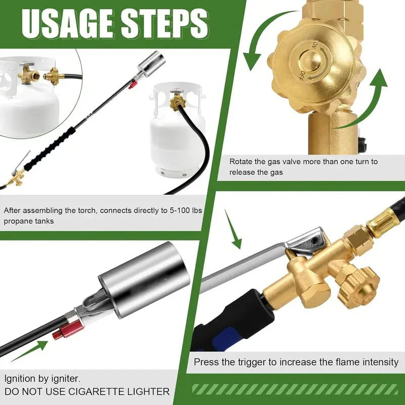NEW Propane Torch Weed Burner Kit - Image 6