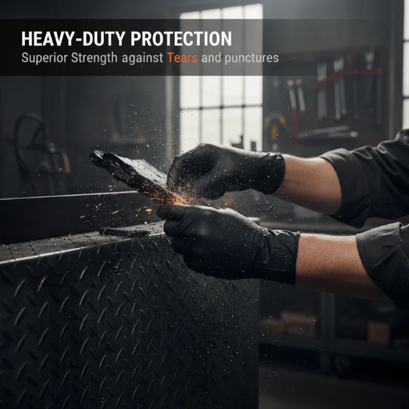 🎁 Nitrile Pro Gloves – Heavy Duty, Slip & Stain Resistant, Scratch Resistant - Image 5
