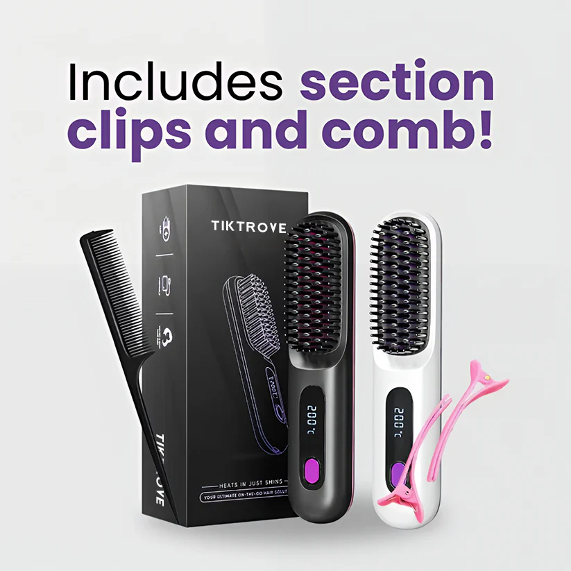 Portable Straightener Brush - GoBrush PRO - Image 14