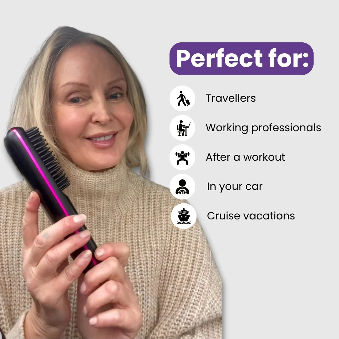 Portable Straightener Brush - GoBrush PRO - Image 8