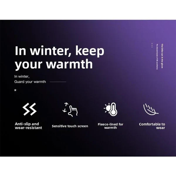 Tiktrove -Outdoor Winter Gloves Touchscreen Windproof Full-Finger Gloves - Image 9