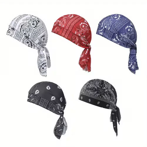 Paisley Cooling Headscarf Cap - Image 4