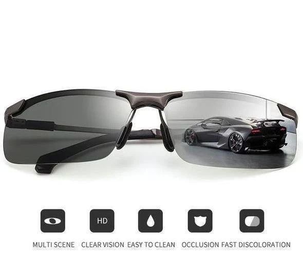 🔥2026 Photochromic Sunglasses with Anti-glare Polarized Lens - Image 13