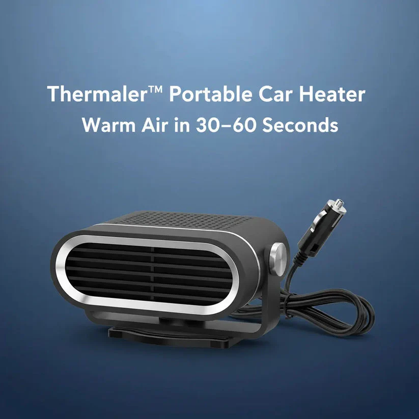 2-in-1 Portable Car Heater with 360° Rotation