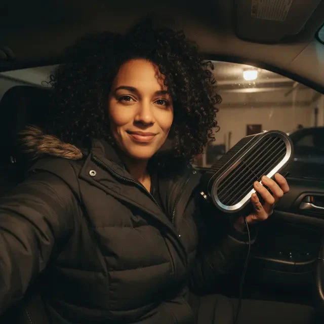2-in-1 Portable Car Heater with 360° Rotation - Image 9