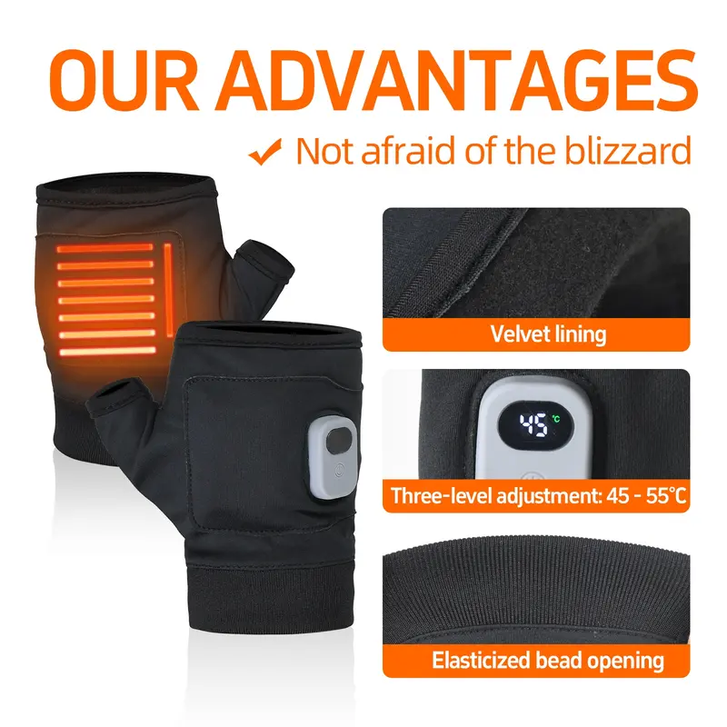 Portable Heating Gloves with Digital Display - Image 4