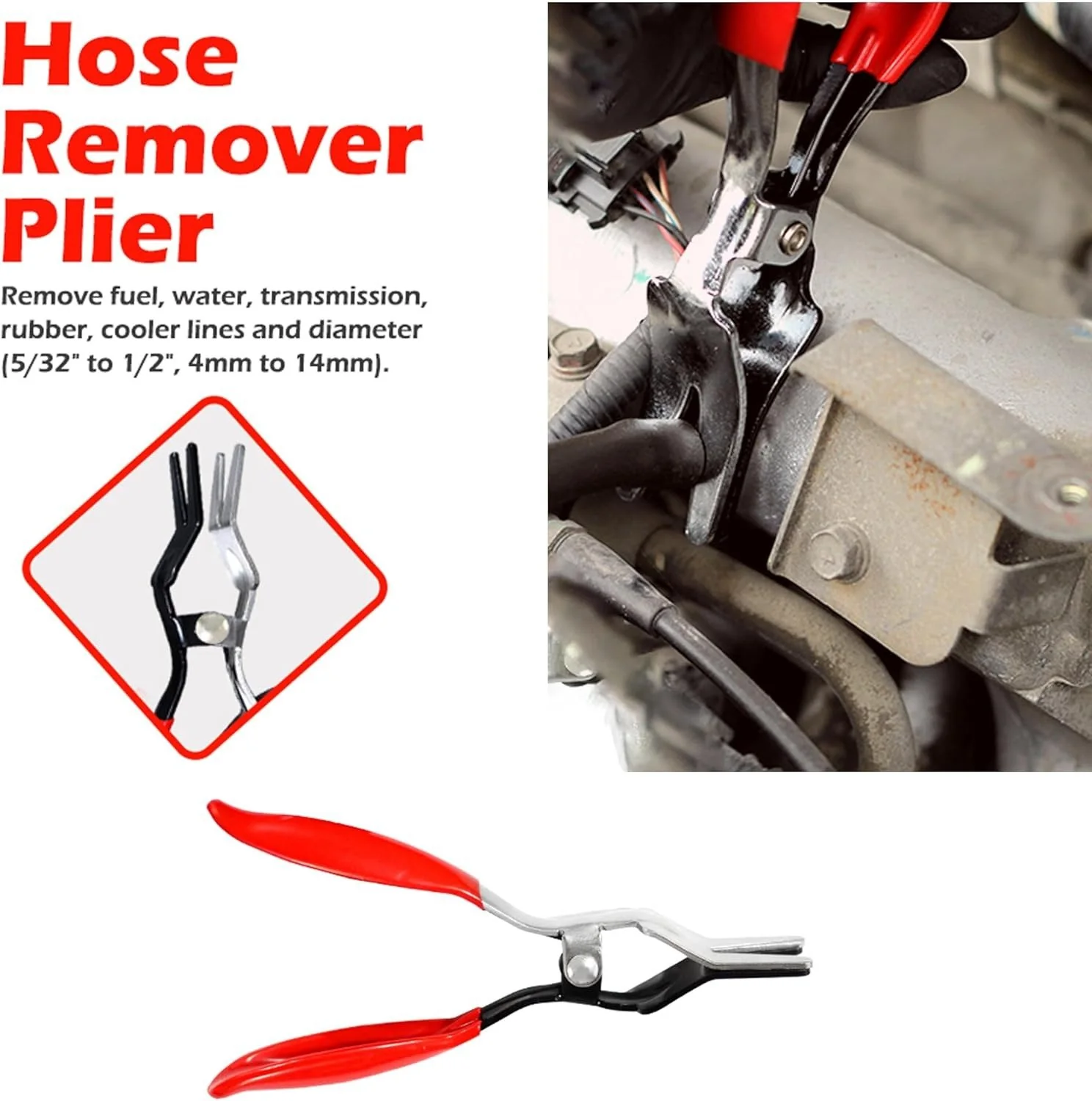 🔧 4-Piece Hose Clamp Pliers Set – Professional Automotive Repair Tools - Image 11