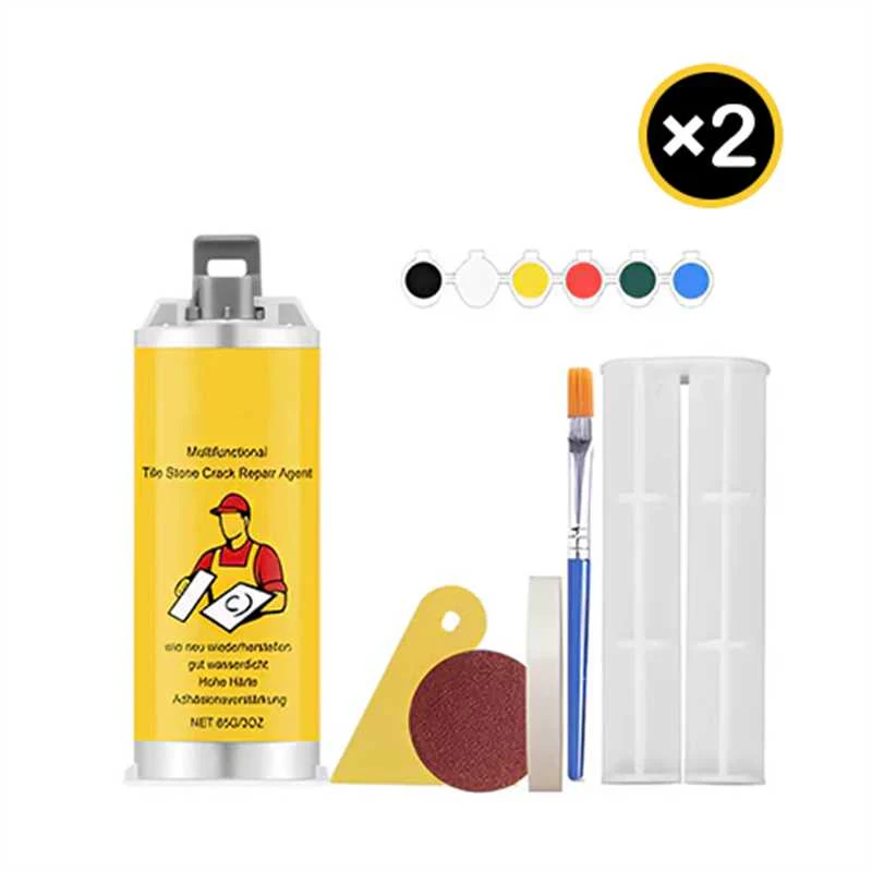 🔥🔧Quick-Drying Tile Repair Glue - Complete Tool Kit for DIY – Fix Cracks Permanently in Minutes!✨ - Image 10