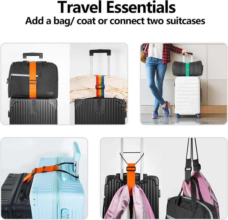 💥Multi Use Strong Adjustable Luggage Connector Straps(1 Set 4 Pcs )💥 - Image 3
