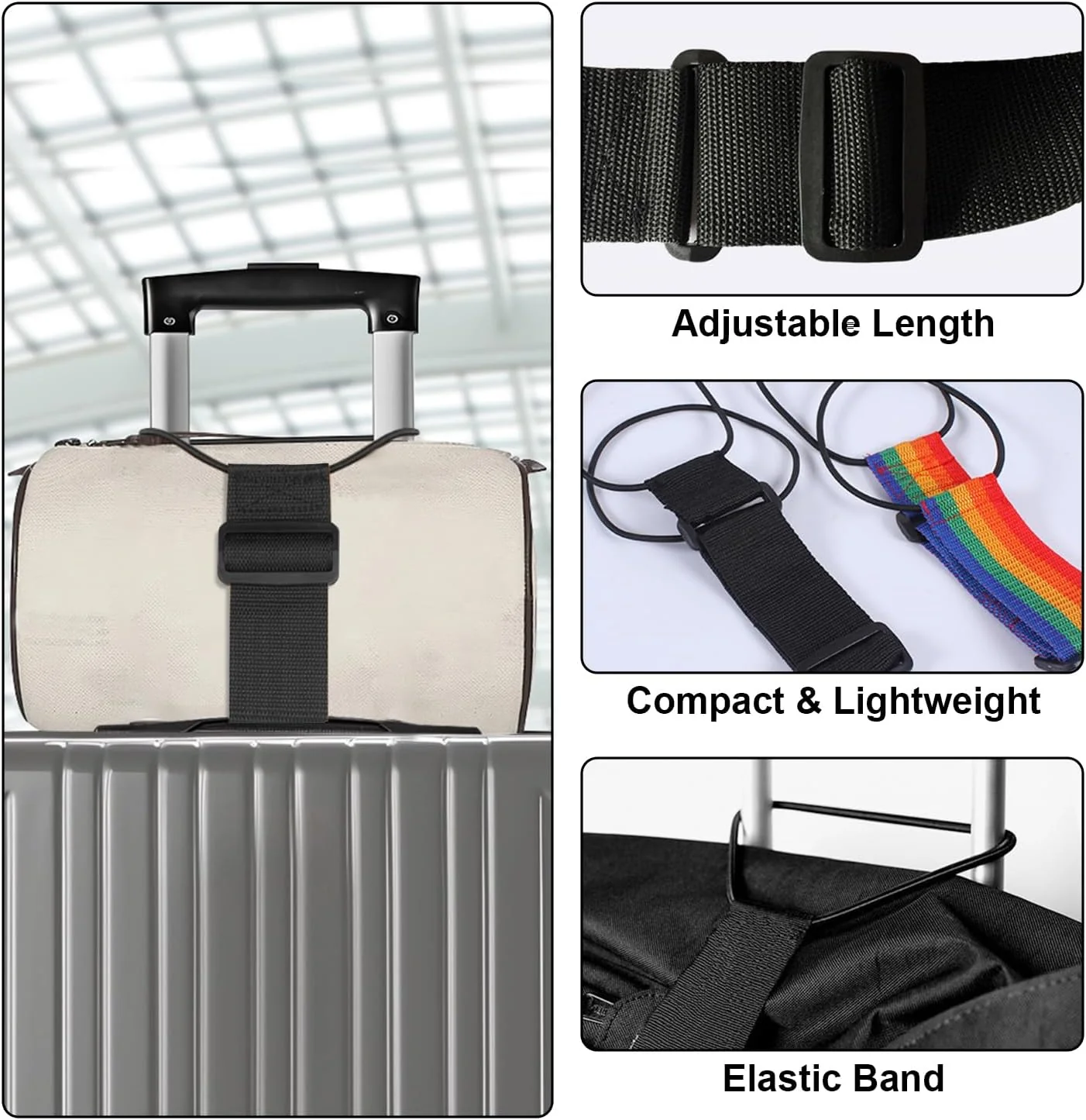 💥Multi Use Strong Adjustable Luggage Connector Straps(1 Set 4 Pcs )💥 - Image 6