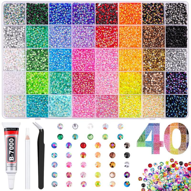 🔥Resin Jelly Rhinestones for Crafting Multicolor 3mm Flatback Gems💎 - Image 5