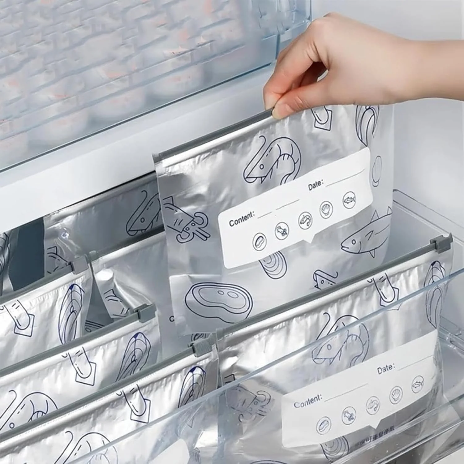 Reusable Aluminum Foil Freshness Seal Bags 🍴✨(1 Set 10 PCS) - Image 5